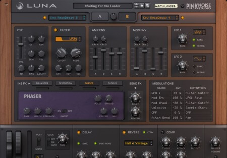 Reason RE PinkNoise Studio Luna v1.8.0 WiN